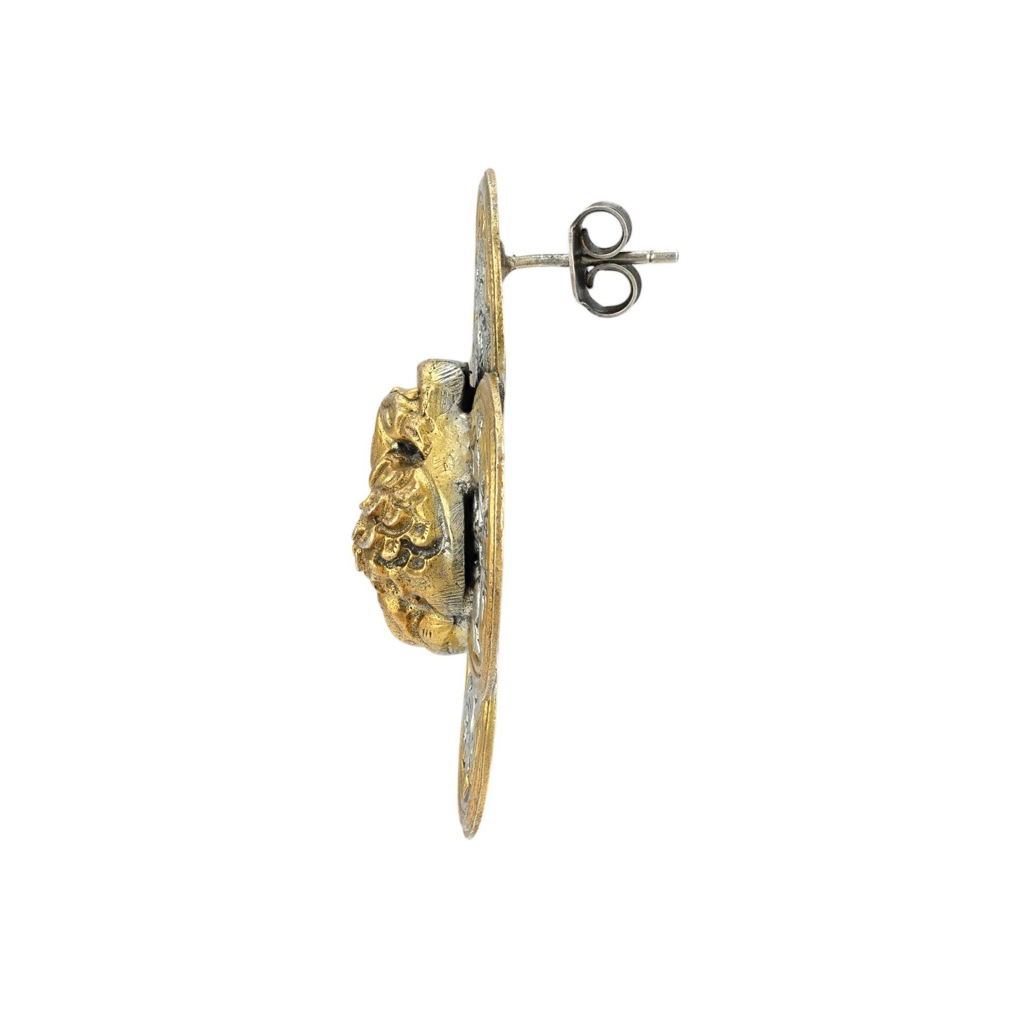 925 Sterling Silver Swan Crowned Quatrefoil Beauty for women