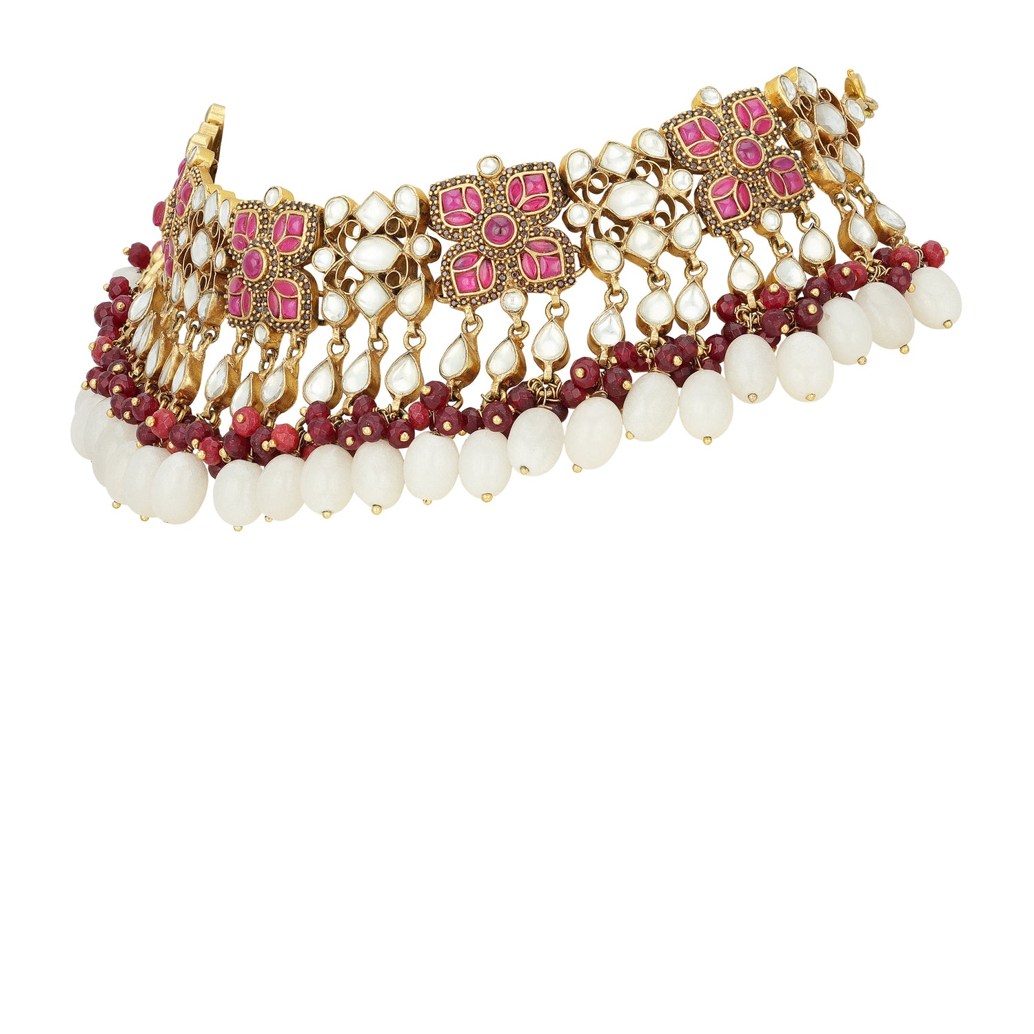 925 Sterling Silver Timeless Pearl Halo Necklace for Women