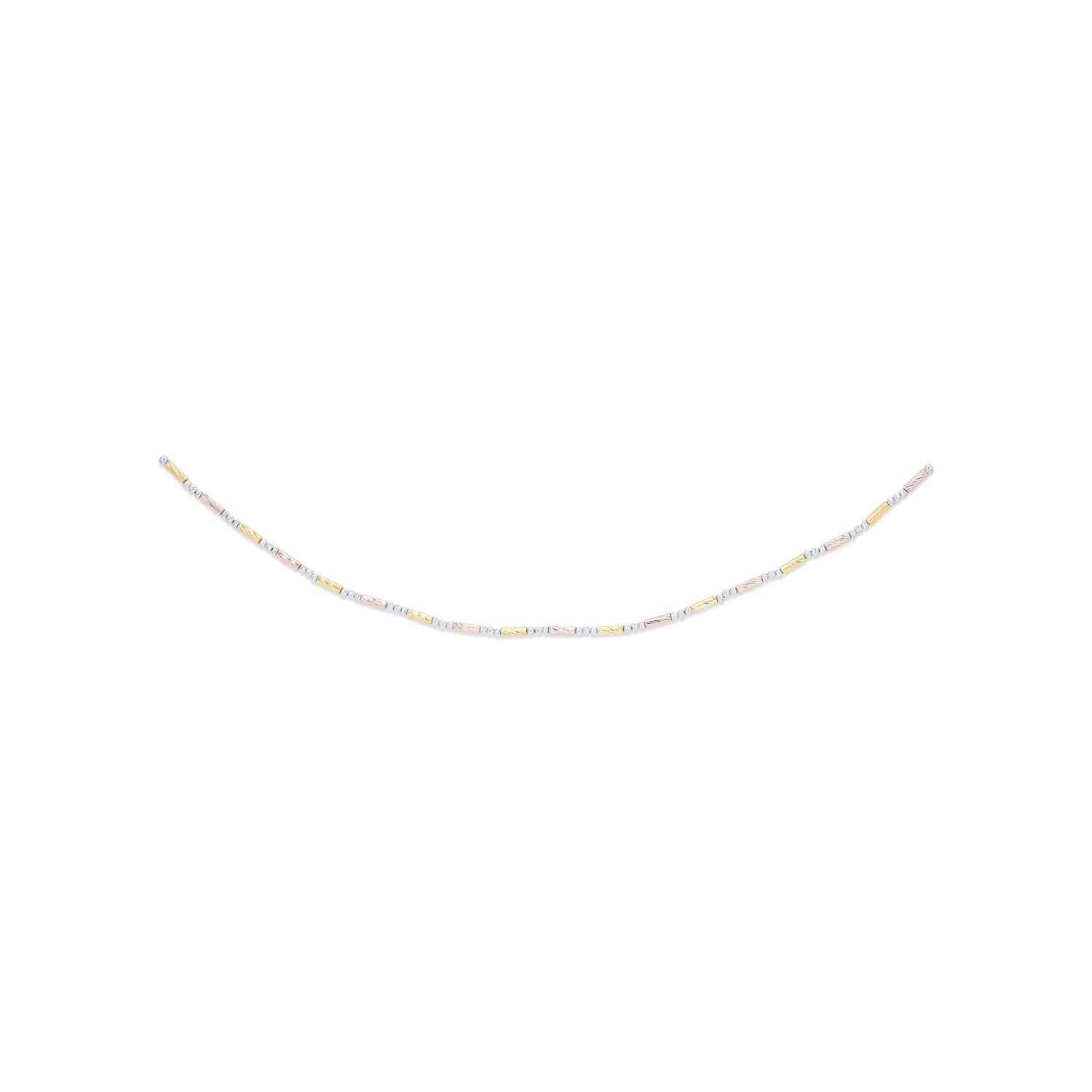 925 Sterling Silver Versatile Tricolor Magnetic Bracelet Anklet Ring for Women