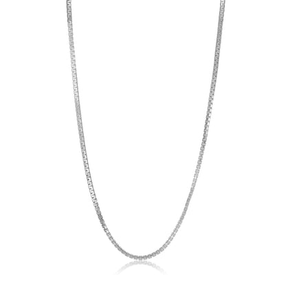 925 Sterling Silver Vertex Link Minimalist Chain for Men