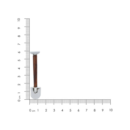 925 Wood-Handled Shovel With Sterling Silver Miniature
