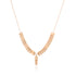 925 Arrow Elegance Rose Gold Plated Necklace