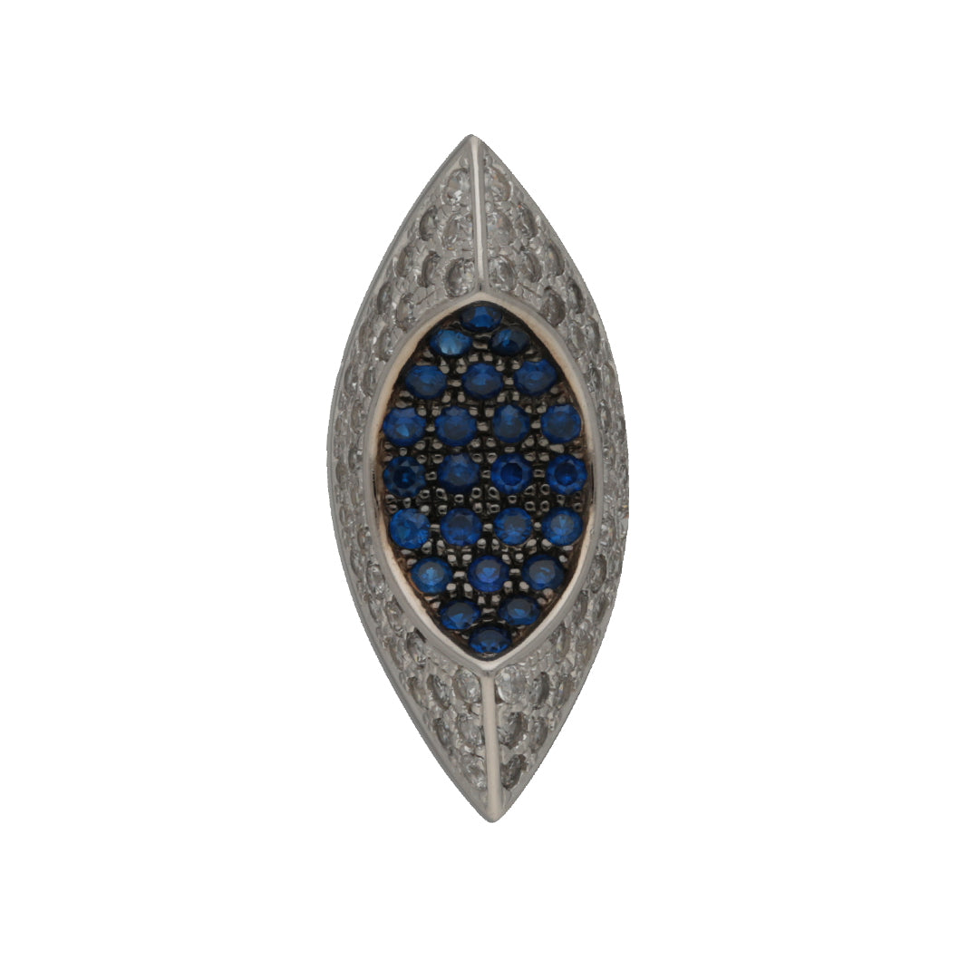 925 Azure oval Pendant IT0035