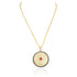 925 Blooming Petal Sterling Silver Gold Plated Chain Pendant
