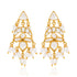 925 Chandelier Polki Pearl Earrings