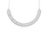 925 Chunky Rhodium Plated Bold Glam Necklace