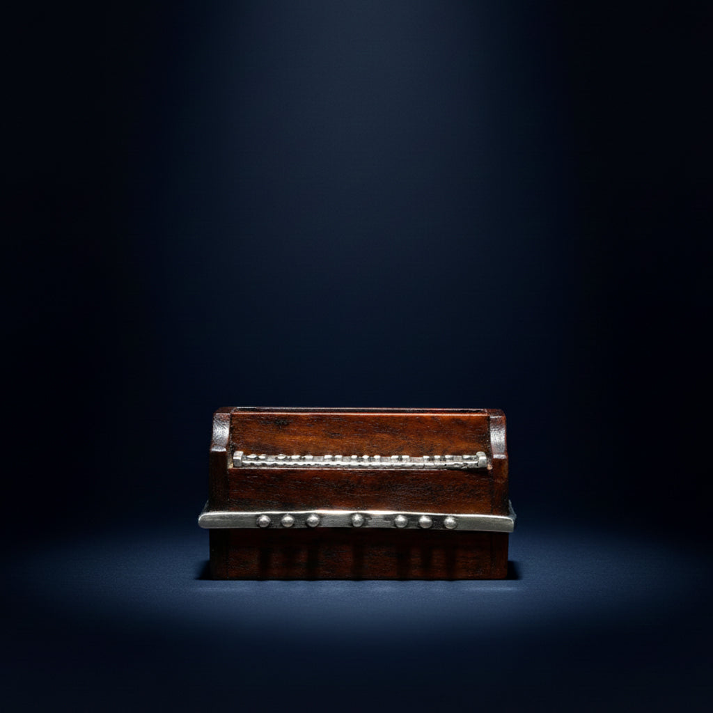 925 Classic Indian Harmonium Sterling Silver  Miniature