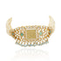 925 Crystal Pearl Sterling Silver Gold Plated Necklace