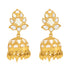 925 Dazzling White Jhumka Silver Earring