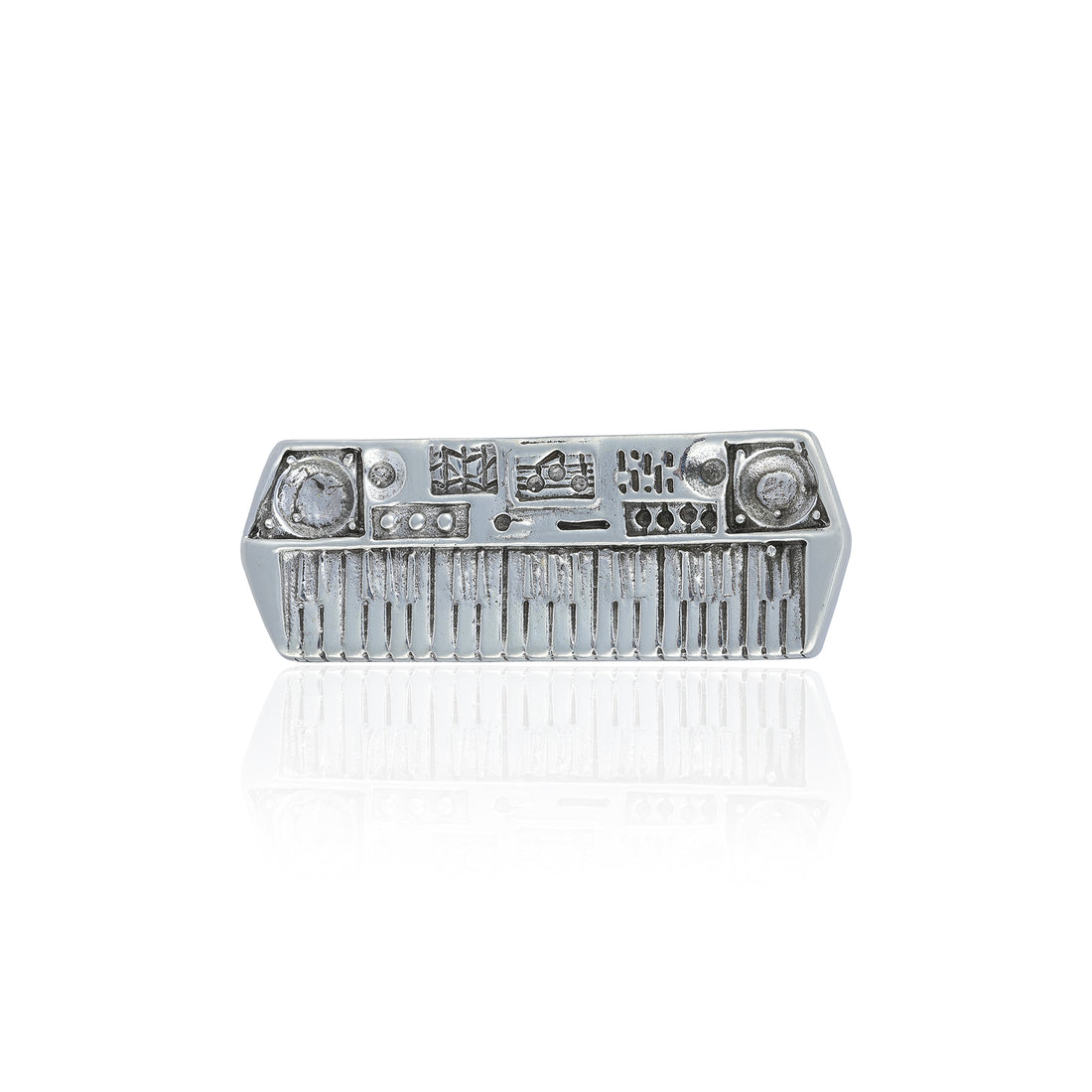 925 Electrical Keyboard Sterling Silver Crafted Miniature