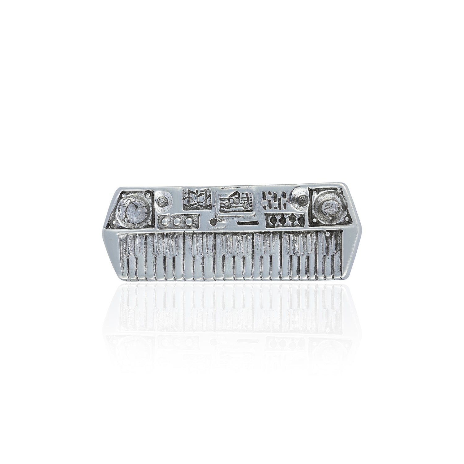 925 Electrical Keyboard Sterling Silver Crafted Miniature