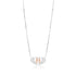Exchanging Of Love Vows Dual Tone Pendants
