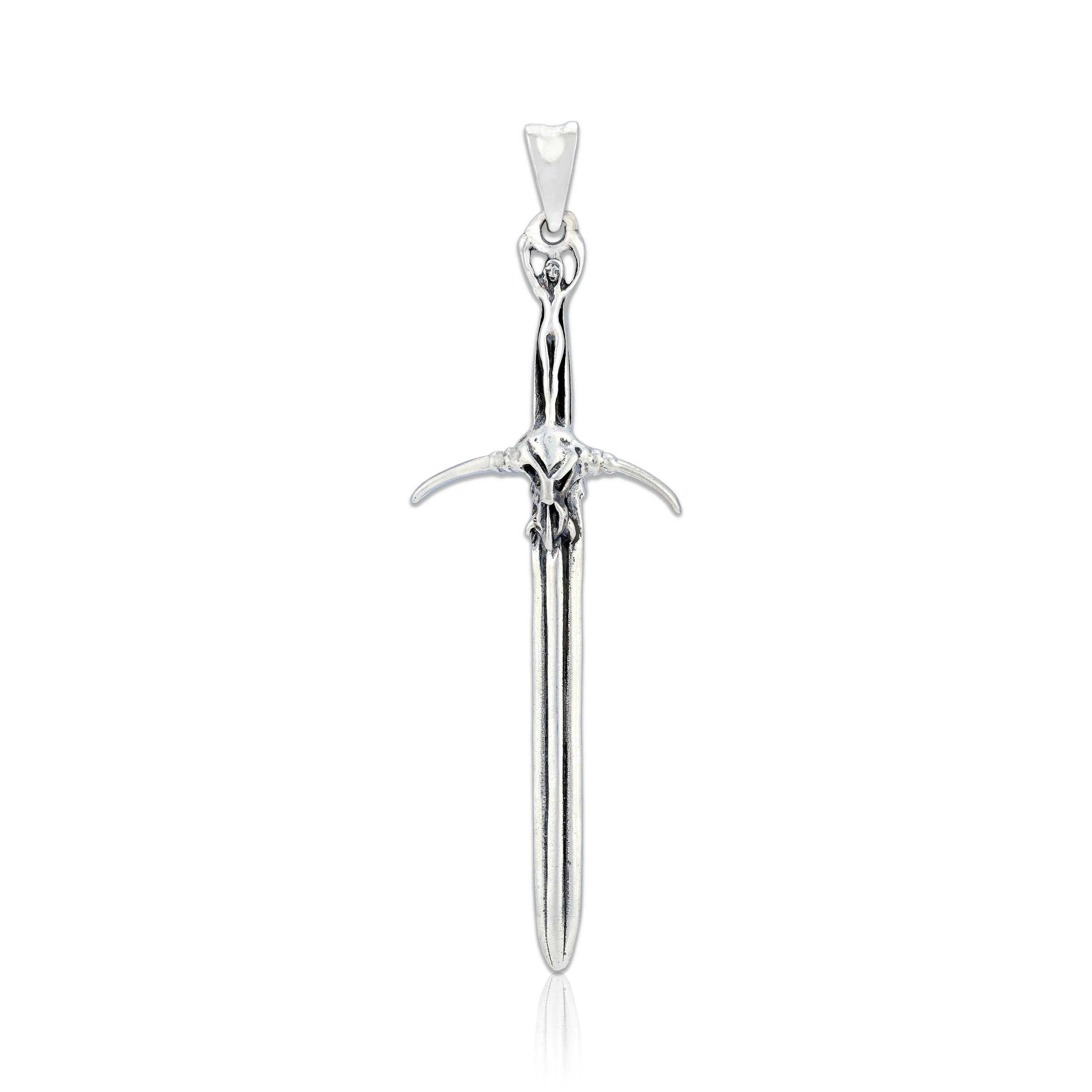 925 Fantasy Sword Sterling Silver Miniature