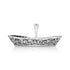 925 Floral Basket Sterling Silver Miniature