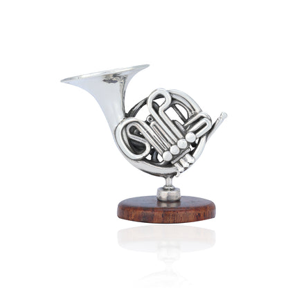 925 French Horn Sterling Silver Miniature