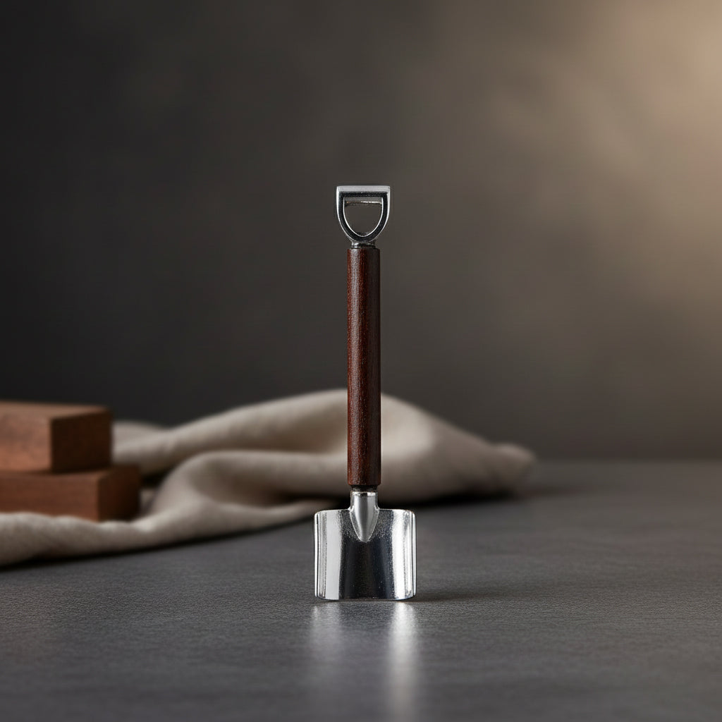 925 Garden Wooden Spade Sterling Silver Miniature