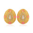 925 Glam Statement Gold Plated Silver Earrings