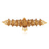 925 Gold Plated Central Circular Motif Peacock Gold Drop Vanki For Women