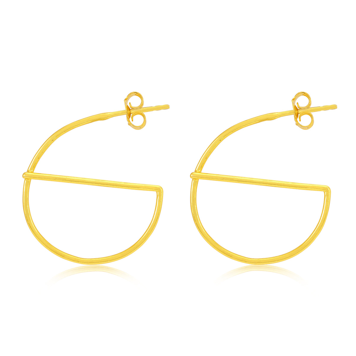 925 Gold Plated Dangler Sterling Silver Earring