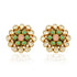 925 Gold Plated Kundan Polki Sterling Silver Earring