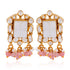 925 Gold Plated Polki Mother Of Pearl Effulgent Earring