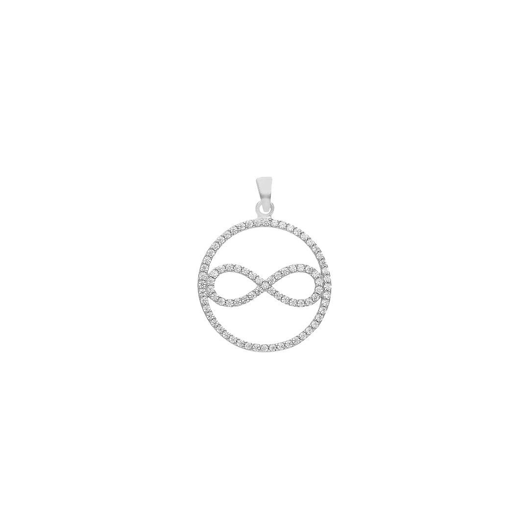 925 Infinity Halo Pendant IE0009