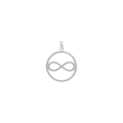 925 Infinity Halo Pendant IE0009