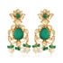 925 Luxe Golden Chandelier Silver Earrings