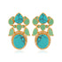 925 Luxe Turquoise Gemstone Silver Earrings