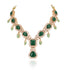 925 Madhuri Green Sterling Silver Necklace