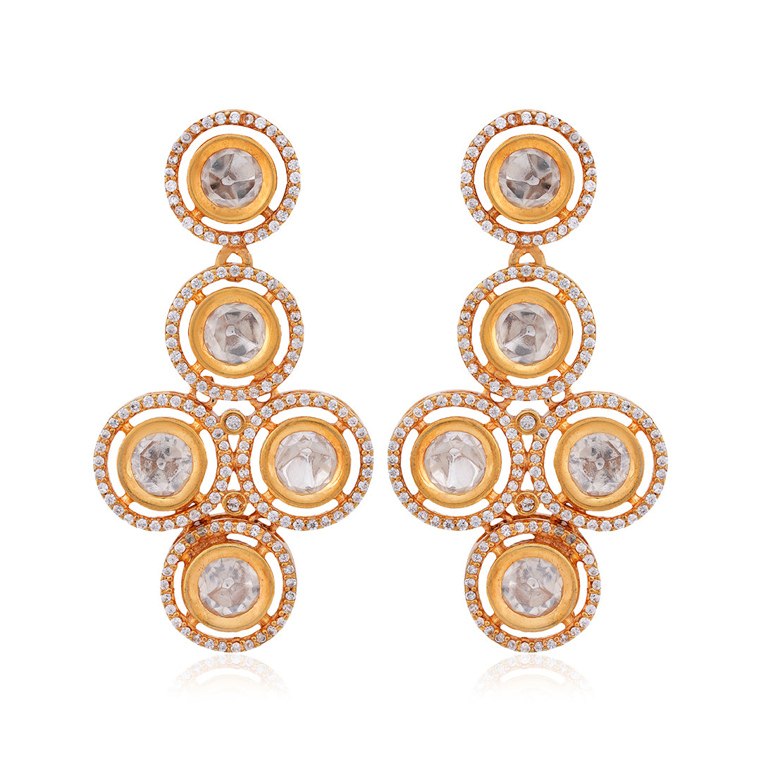 925 Minimalist Loop Gold Plated Sterling Silver Earring