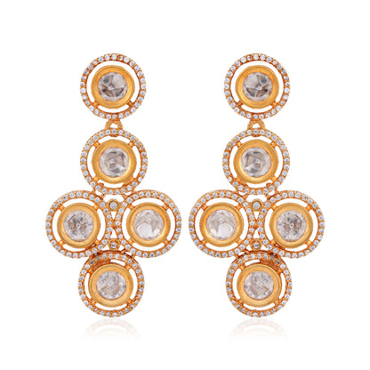 925 Minimalist Loop Gold Plated Sterling Silver Earring