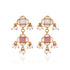 925 Mother Of Pearl Layered Polki Earring