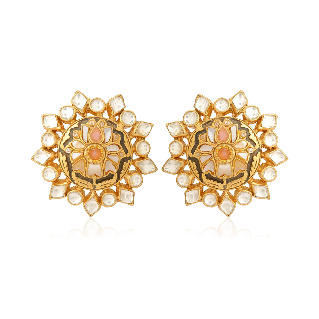 925 Mother of pearl Gold plated Earrings