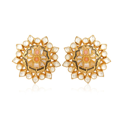 925 Mother of pearl Gold plated Earrings