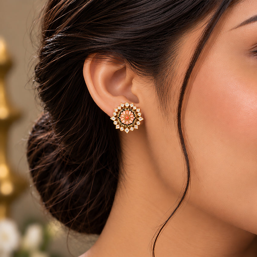 925 Mother of pearl Gold plated Earrings