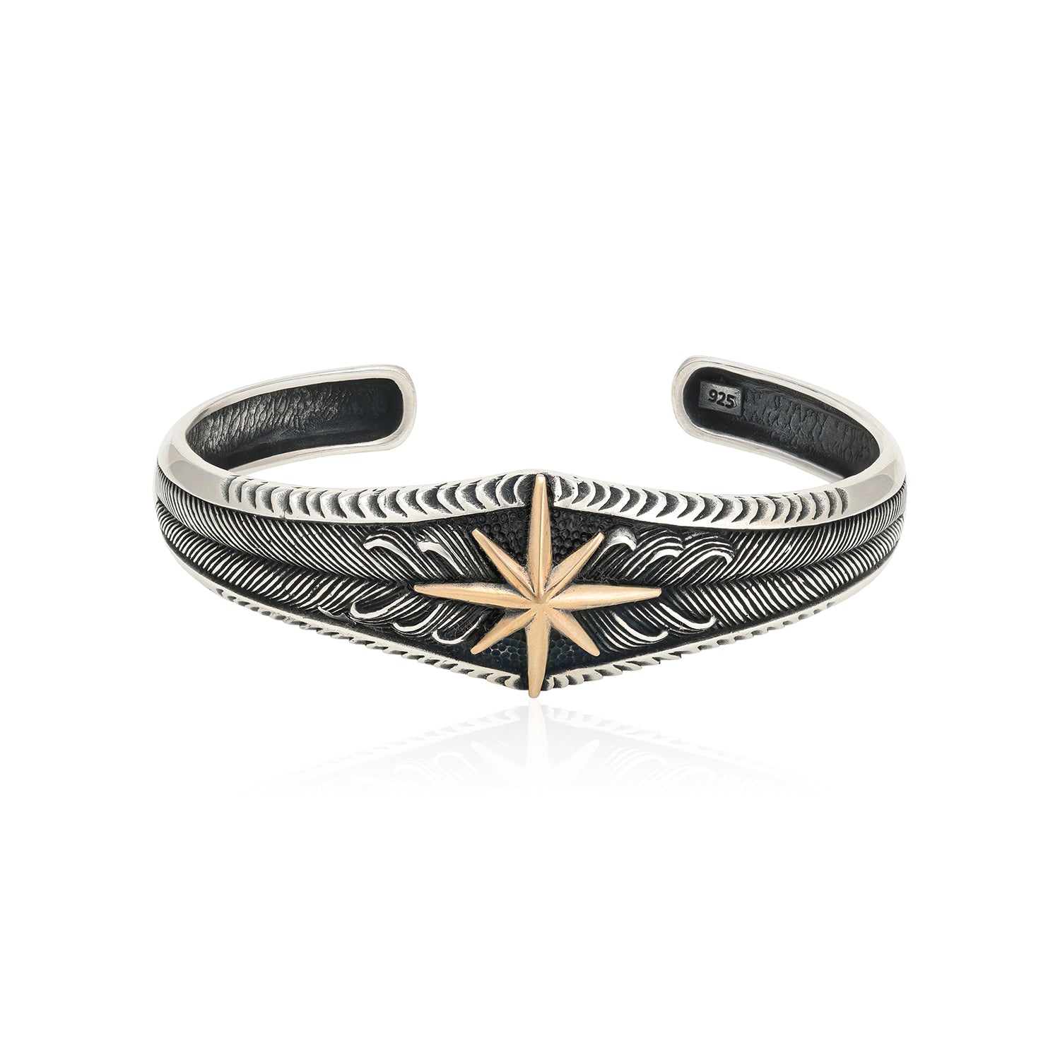 925 Navigator Compass Cuff