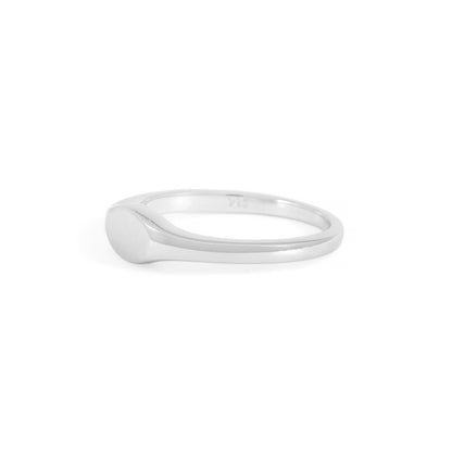 925 Oval Plain Ring IO0222