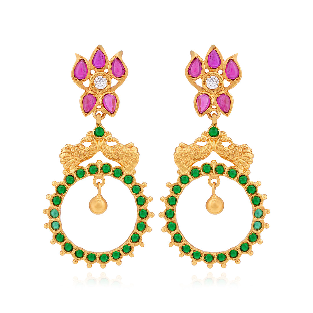 925 Peacock Mirage Sterling Silver Earring