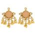 925 Polki Cluster Gold Plated Silver Earring