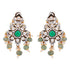 925 Polki Radiant Pearl Sterling Silver Earring