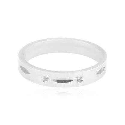 925 Radiant Glow Rhodium Plated Ring 
