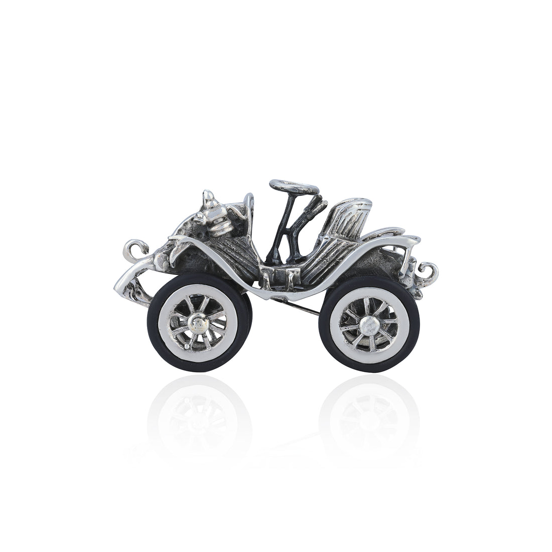 925 Retro Motorcar Sterling Silver Miniature