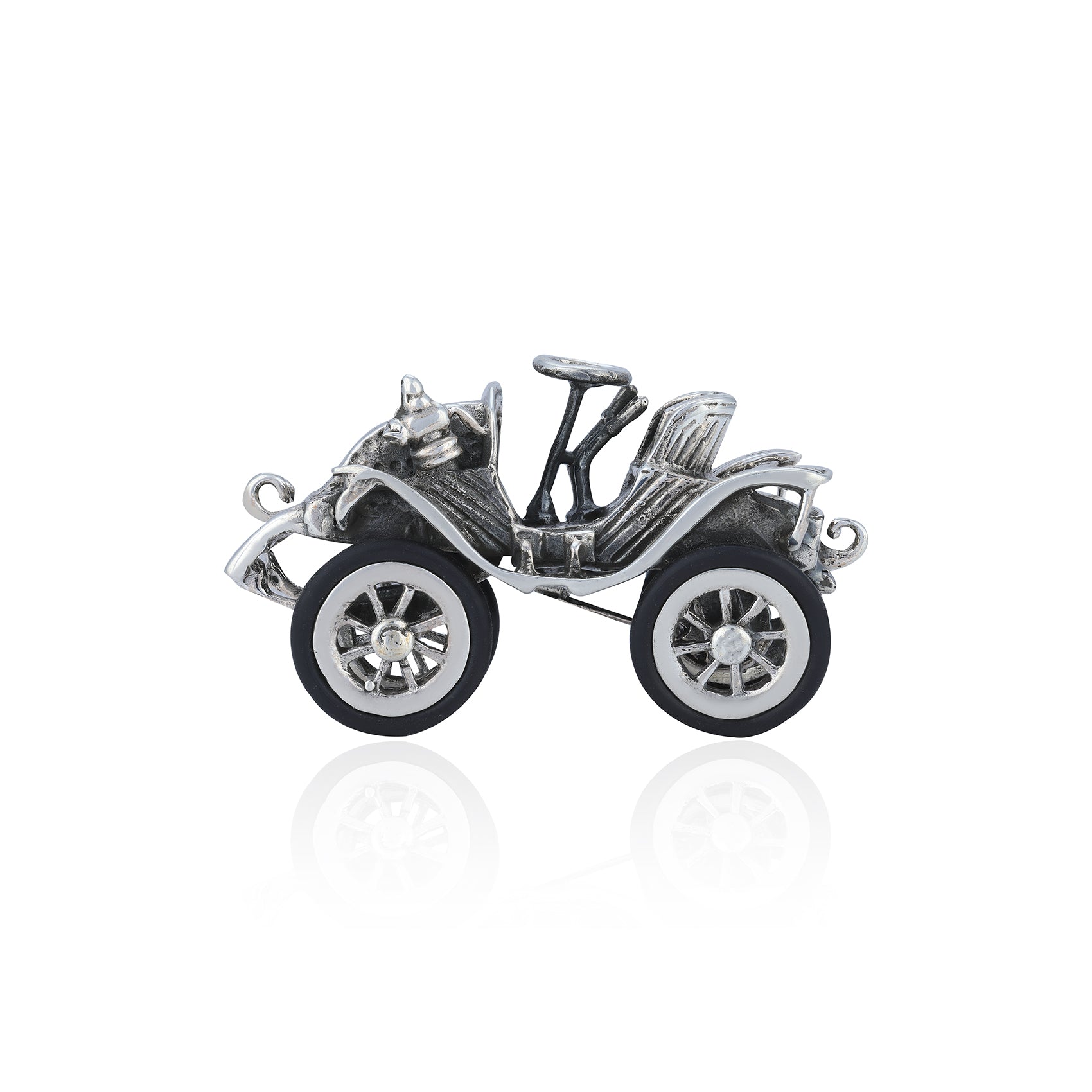925 Retro Motorcar Sterling Silver Miniature