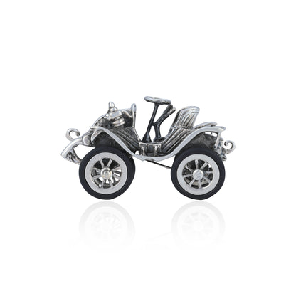 925 Retro Motorcar Sterling Silver Miniature