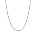 925 Rhodium Plated Rustic Retro Rope Chain 
