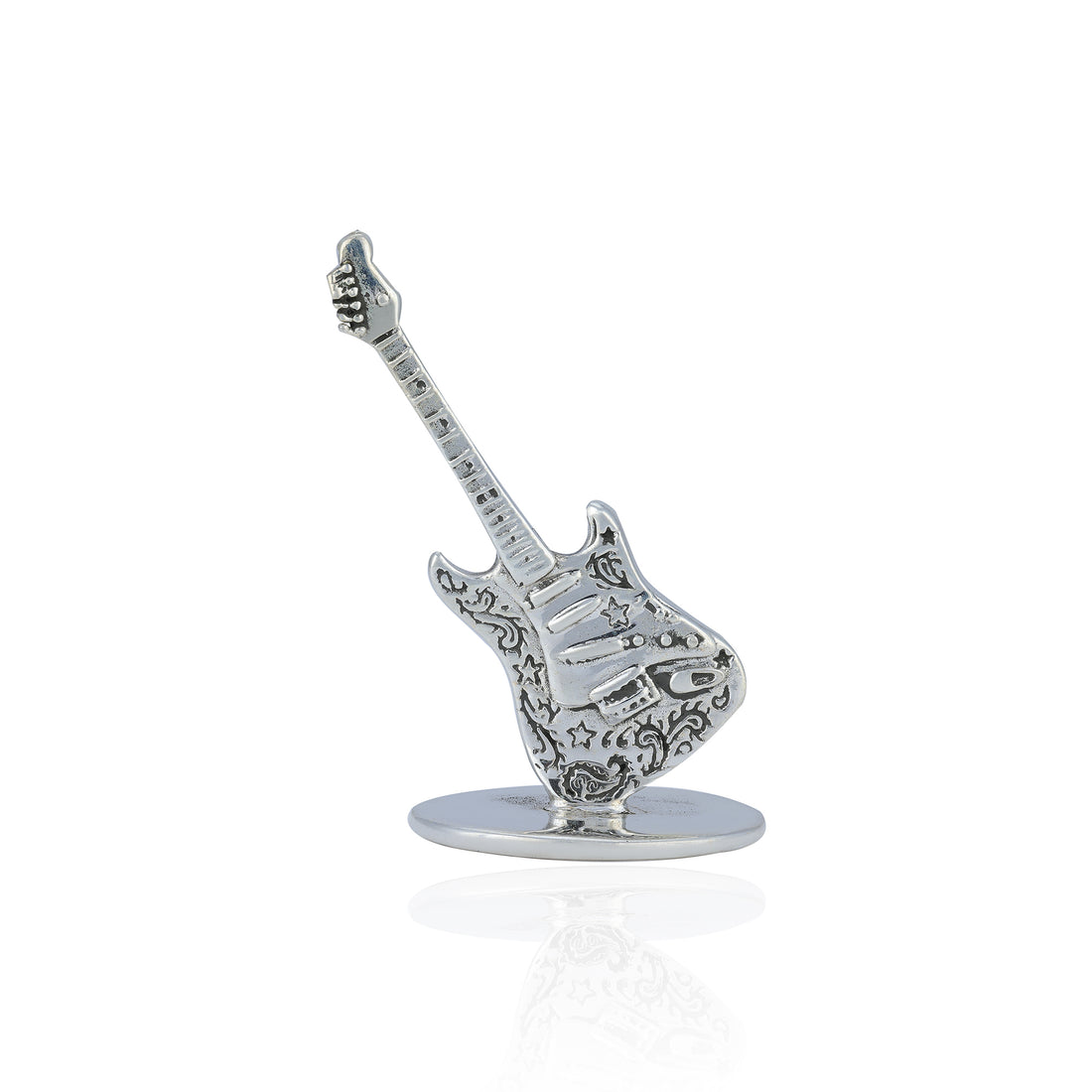 925 Rock Star Guitar Sterling Silver Miniature