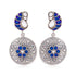 925 Royal Blue Cascade Sterling Silver Earring
