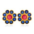 925 Royal Glow Gold Plated Silver Earrings