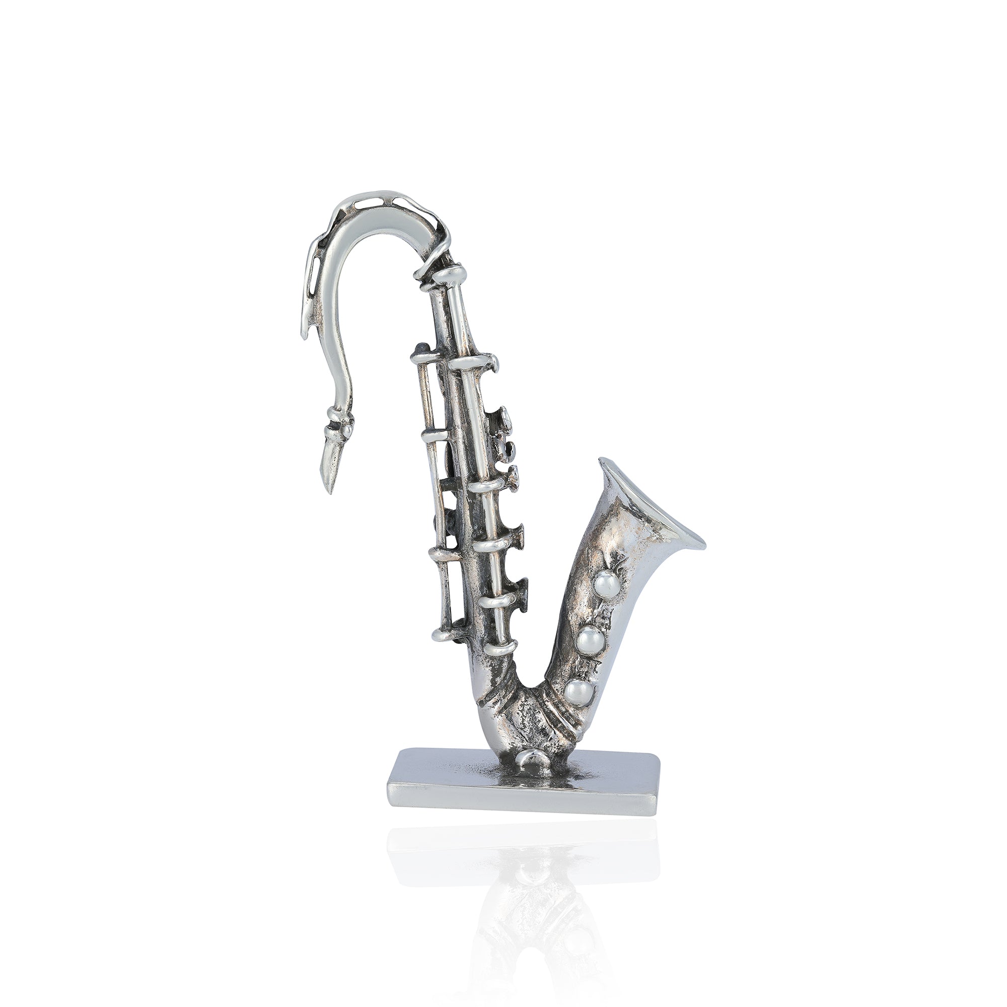 925 Saxophone Graceful Sterling Silver miniature